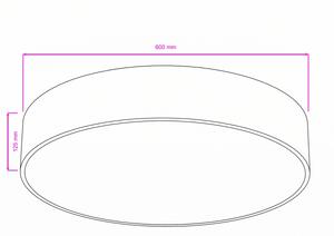 BRILAGI - Stropné svietidlo POOL 5xE27/15W/230V pr. 60 cm IP54 čierna