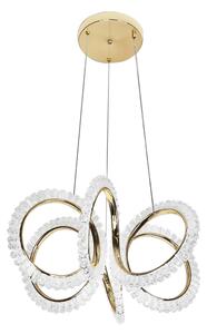 Toolight Toolight, LED závesné osvetlenie 50cm, G037-CP, zlatá lesklá, OSW-06304
