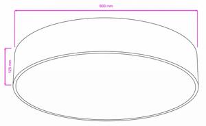 BRILAGI - Stropné svietidlo POOL 5xE27/15W/230V pr. 60 cm IP54 béžová