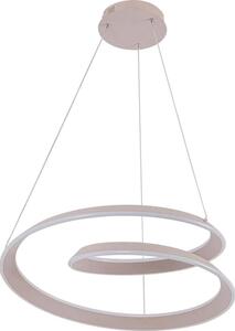 LED luster na lanku CASHMERE LED/75W/230V pr. 60 cm béžový