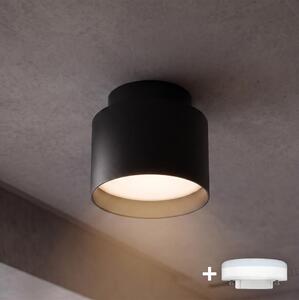 BRILAGI - LED bodové svietidlo BACKLIT 1xGX53/15W/230V + LED/3W pr. 8 cm čierna