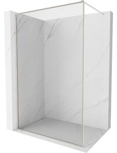 Mexen, Mexen Kioto-XF sprchová stena s rámom 80 x 202 cm, priehľadná 10 mm, matný nikel - 800-080-104-97-00-X