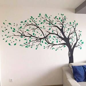 INSPIO-výroba darčekov a dekorácií - Listnatý strom na stenu, nálepky do obývačky