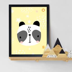 INSPIO-dibondový obraz - Dekoračný detský obraz PANDA