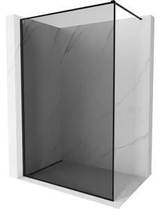 Mexen, Mexen Kioto-XF sprchová stena s rámom 50 x 202 cm, grafit 10 mm, čierna - 800-050-104-70-40-X