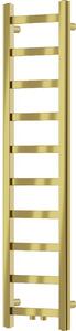 Mexen, kúpeľňový radiátor Mexen Bolt 1200 x 300 mm, 189 W, zlatý - W126-1200-300-00-50