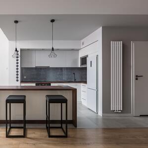Regnis LUXAR, vykurovacie teleso 290x1000mm so stredovým pripojením 50mm, 438W, biela matná (RAL 9003), LUXAR100/29/D50/WHITE