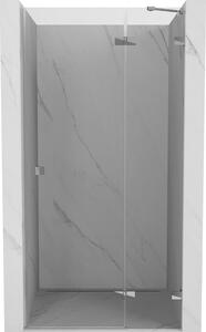 Mexen, Mexen Lunar pravé otočné sprchové dvere 70 cm, transparentné, chróm - 834-070-000-01-00-P