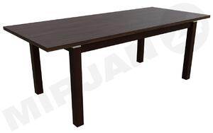 Stôl a stoličky pre 6 osôb - RK025, Morenie: orech, Dostupné poťahy: ekokoža Soft 017 Mirjan24 5902928430257