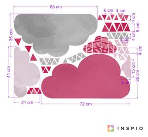 INSPIO-textilná prelepiteľná nálepka - Samolepky na stenu za IKEA police 010op