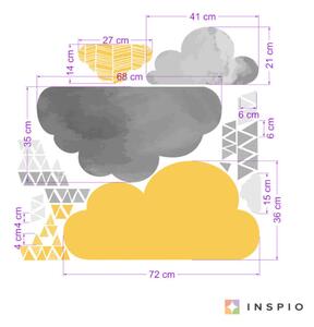 INSPIO-textilná prelepiteľná nálepka - Samolepky na stenu za IKEA police 013op