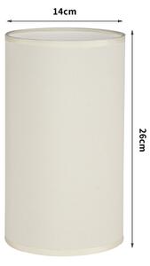 Brilagi - Tienidlo pre stolnú lampu TABLON E27 pr. 14 cm krémové