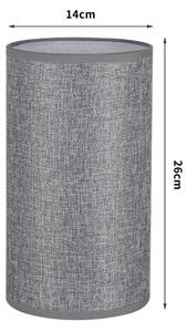 Brilagi - Tienidlo pre stolnú lampu TABLON E27, priemer 14 cm, sivé