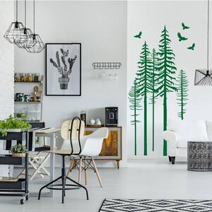 INSPIO-výroba darčekov a dekorácií - Škandinávsky štýl - nálepka stromy