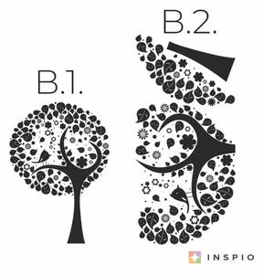 INSPIO-výroba darčekov a dekorácií - Nálepka - Listnatý strom
