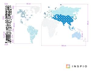 INSPIO-textilná prelepiteľná nálepka - Textúrová mapa - nálepka