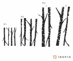 INSPIO-výroba darčekov a dekorácií - Vysoké stromy - Nálepka na stenu