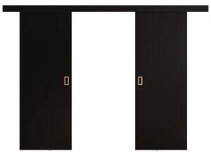 Posuvné dvere Juwentyn Duo 132, Farba:: čierna Mirjan24 5903211304422
