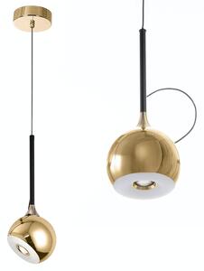Toolight Toolight, LED závesné svietidlo G086-1CP, zlatá, OSW-09703