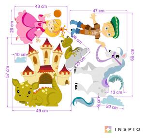 INSPIO-textilná prelepiteľná nálepka - Samolepky Z rozprávky do rozprávky