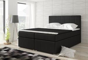 Moderná box spring posteľ Alicante 180x200, čierna