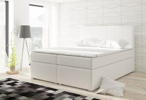 Moderná box spring posteľ Alicante 180x200, biela