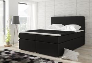 Moderná box spring posteľ Dione 180x200, čierna
