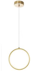 Toolight Toolight, LED závesné svietidlo 7W, 4000K, 500lm, G112-CP, zlatá, OSW-09707