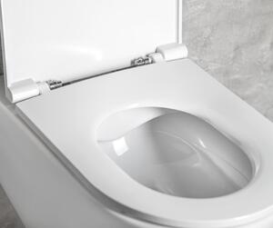 Isvea INFINITY závesná WC misa, Rimless, 36,5x53cm, biela