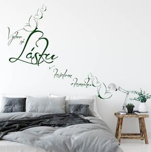 INSPIO-výroba darčekov a dekorácií - Nálepka na stenu - Vyber si lásku