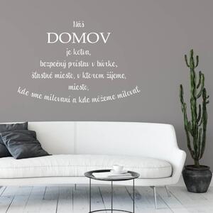 INSPIO-výroba darčekov a dekorácií - Samolepky - Domov je kotva