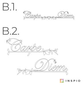 INSPIO-výroba darčekov a dekorácií - Nálepka - Carpe Diem (Využi tento deň)
