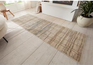Béžový koberec behúň 200x80 cm Terrain - Hanse Home