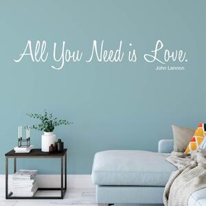 INSPIO-výroba darčekov a dekorácií - Nálepky - All You Need is Love