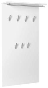 VEŠIAKOVÝ PANEL, biela, 60/110,6/20,9 cm MID.YOU - Vešiakové steny, Online Only