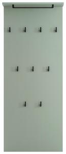 VEŠIAKOVÝ PANEL, zelená, 50/110,6/20,9 cm MID.YOU - Vešiakové steny, Online Only