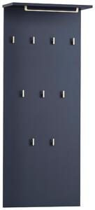 VEŠIAKOVÝ PANEL, modrá, 50/110,6/20,9 cm MID.YOU - Vešiakové steny, Online Only