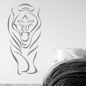 INSPIO-výroba darčekov a dekorácií - Nálepka na stenu - Tiger