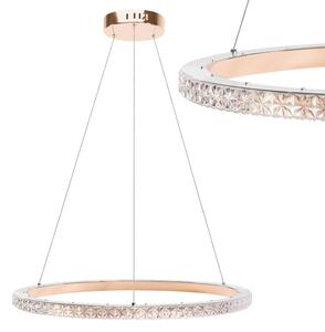 Toolight Toolight, LED stropné osvetlenie 59cm, 36W, 4000K, MS009-C, ružové zlato, OSW-09619