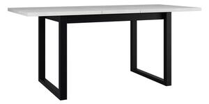 Jedálenský stôl Elarno 92 x 160/240 III L, Morenie: dub artisan L, Farby nožičiek: čierne kovové Mirjan24 5903211275838