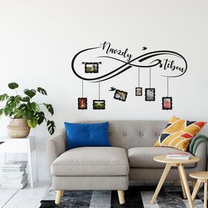 INSPIO-výroba darčekov a dekorácií - Nálepka na stenu - Navždy s tebou