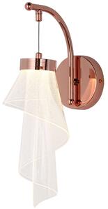Toolight Toolight, LED nástenné svietidlo, 10W, 467 lm, APP1766-1W, ružové zlato, OSW-09310