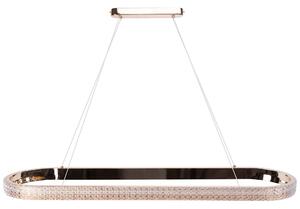 Toolight Toolight, LED závesné svietidlo 90cm APP1751-CP, zlatá lesklá, OSW-06065