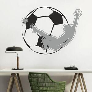 INSPIO-výroba darčekov a dekorácií - Nálepka na stenu - Futbal