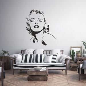 INSPIO-výroba darčekov a dekorácií - Nálepka na stenu - Marilyn