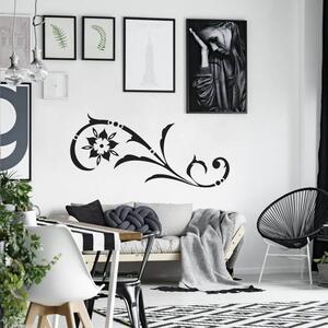 INSPIO-výroba darčekov a dekorácií - Nálepka na stenu - Ornament do obývačky abstrakt