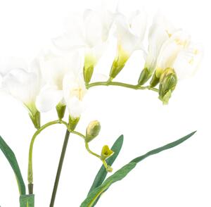 Umelá kvetina Frézia biela, 57 cm