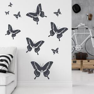 INSPIO-výroba darčekov a dekorácií - Nálepky na stenu - Motýle