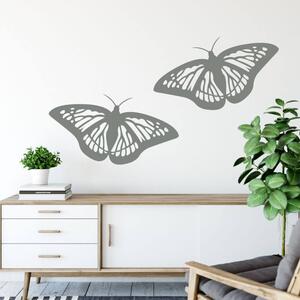 INSPIO-výroba darčekov a dekorácií - Nálepka na stenu - Nočné motýle