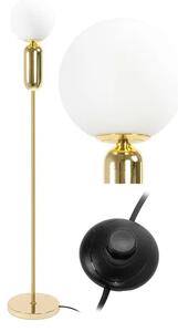 Toolight - Stojacia lampa - zlatá/biela - APP928-1F
